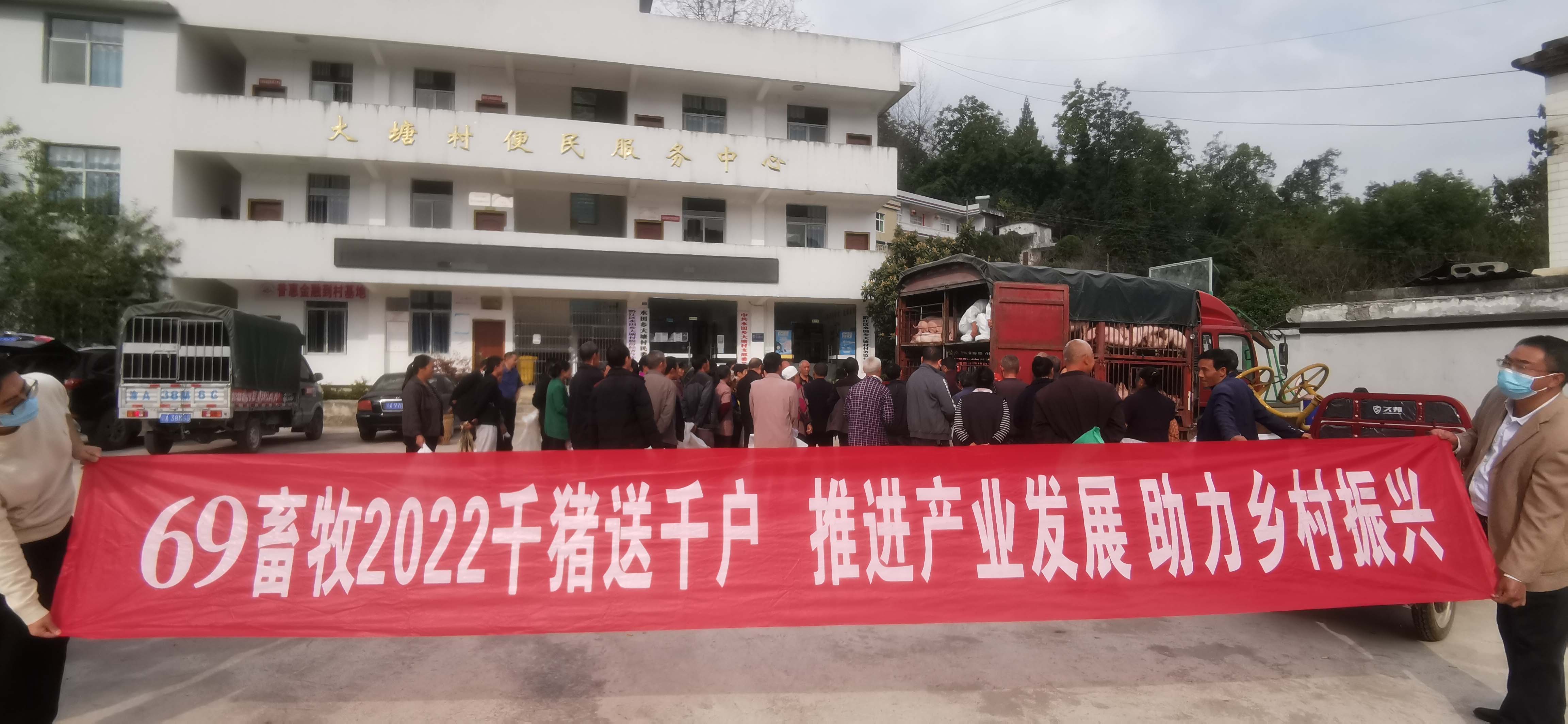 重庆69持续开展“千猪送千户”活动